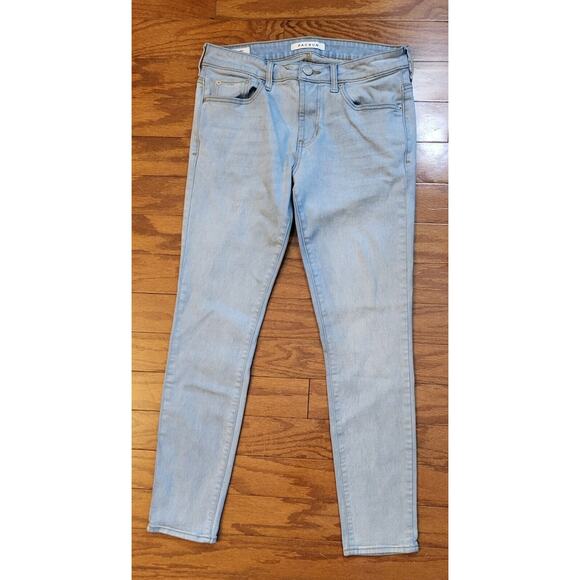 PACSUN Jeans Womens 30 x 30 Blue Denim Stretch Stretch Skinny Preppy Light Wash - Picture 12 of 12